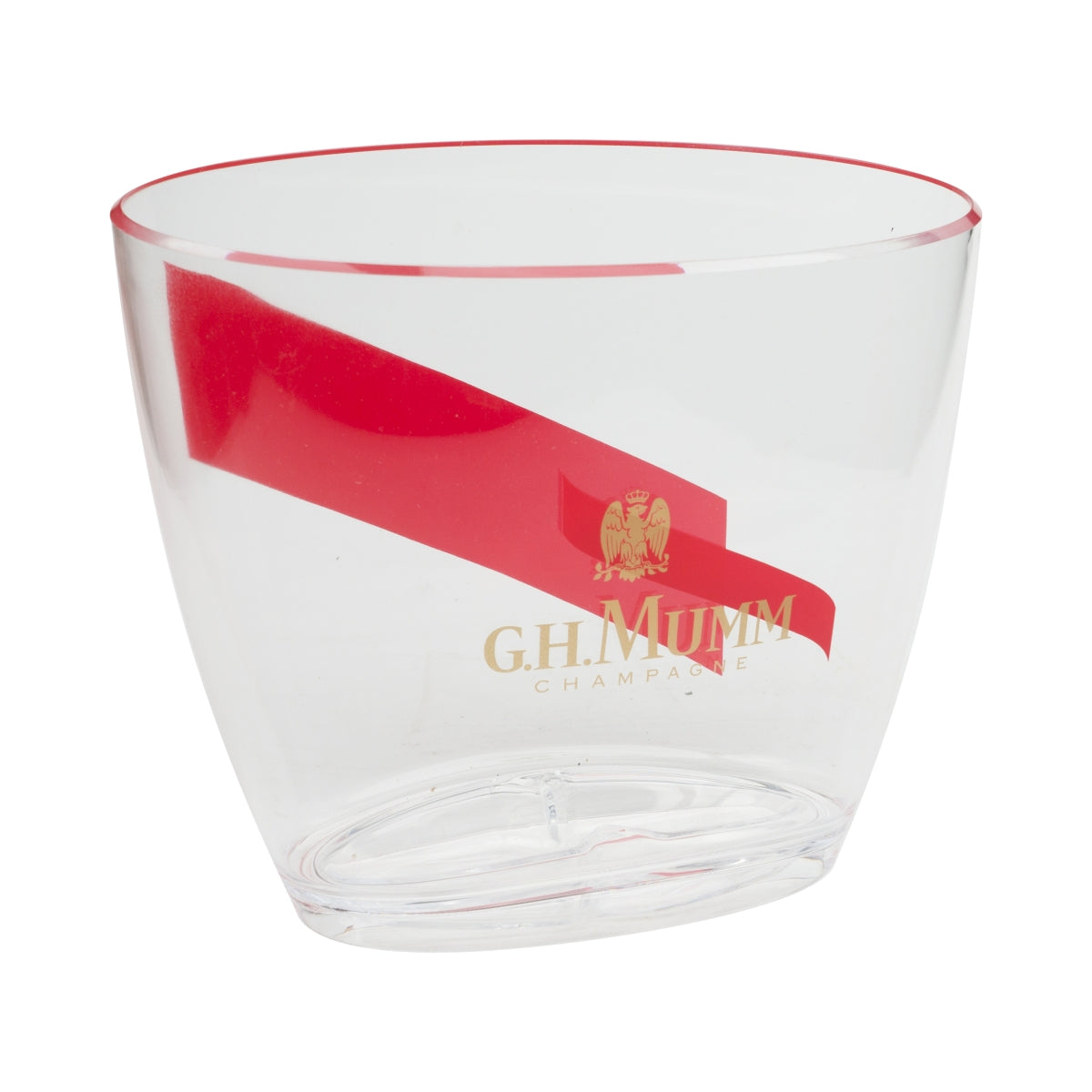 G.H. Mumm Champagne Raffredda bottiglie Raffredda trasparente 5l "Nice-Bucket"