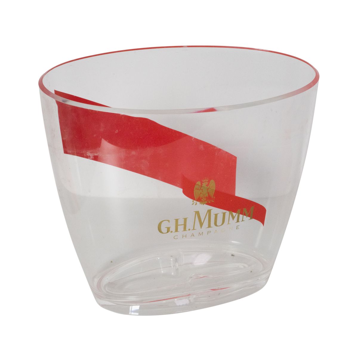 G.H. Mumm Raffreddatore 5 l Nice-Bucket Usato Contenitore per cubetti di ghiaccio artificiale Raffreddatore per bottiglie