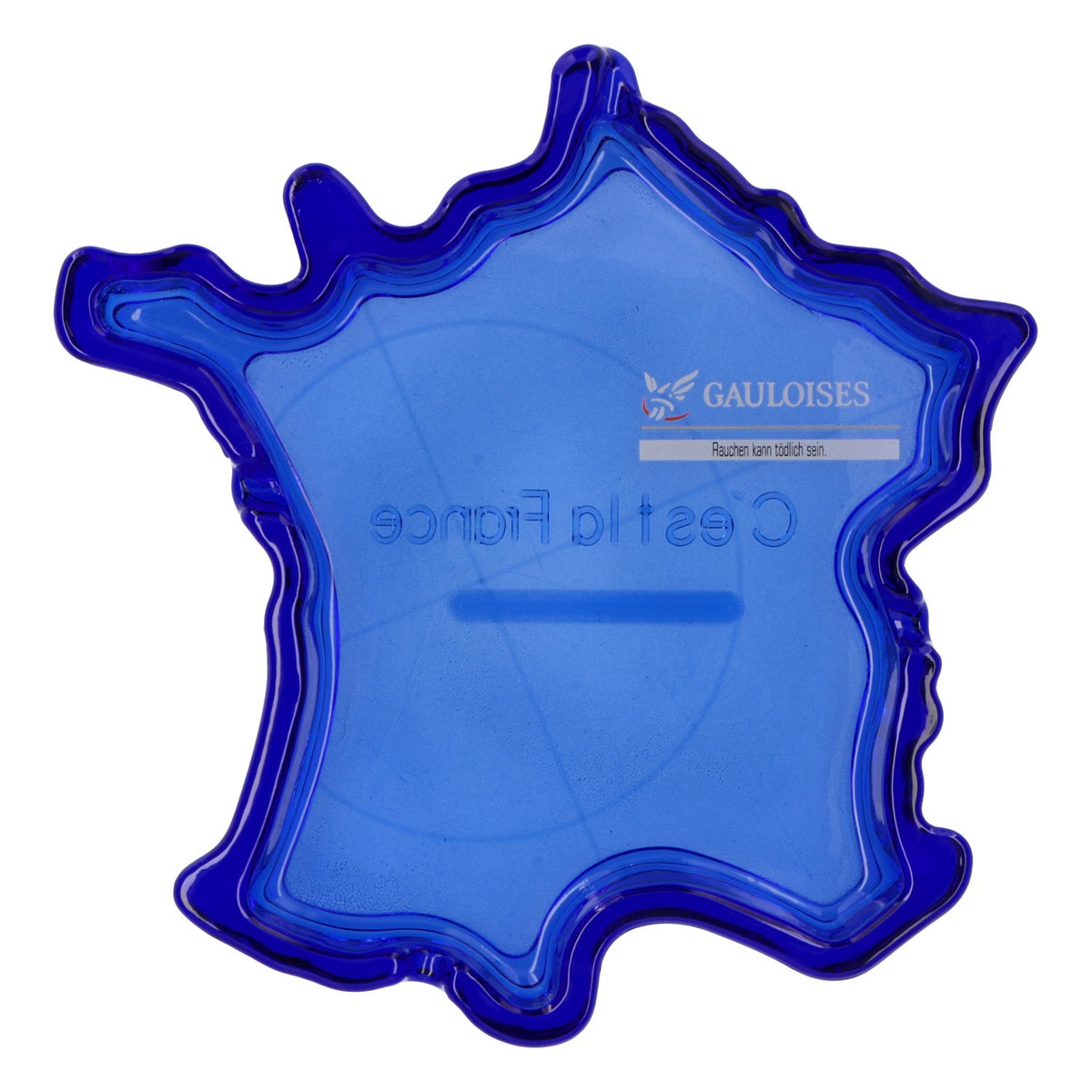 Gauloises Sposa di sigarette Sposa di sigarette Francia forma piccolo logo blu – Vista 2