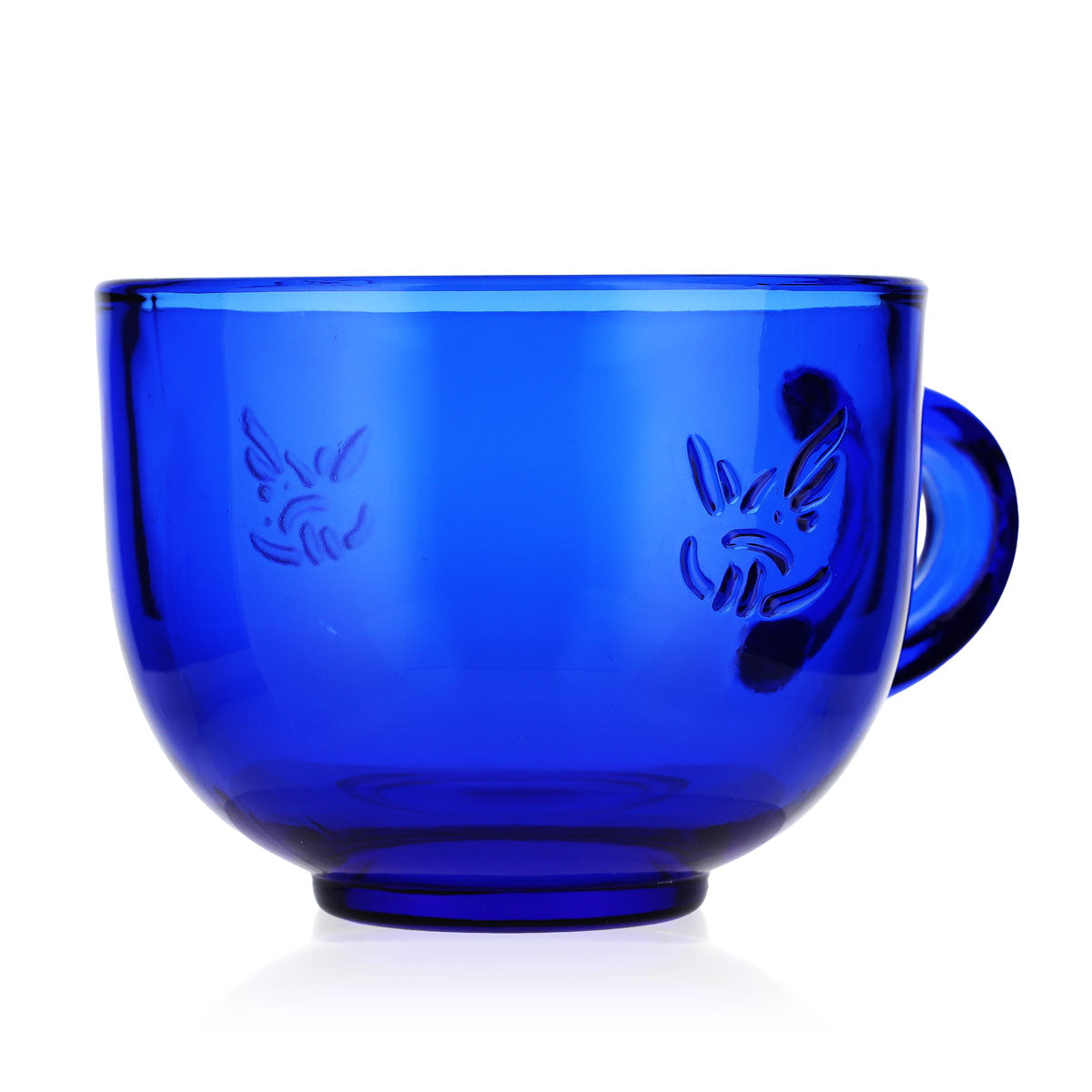 Gauloises sigarette Tazza da caffè in vetro 0,4 l Tazza da caffè versione blu – Vista 2