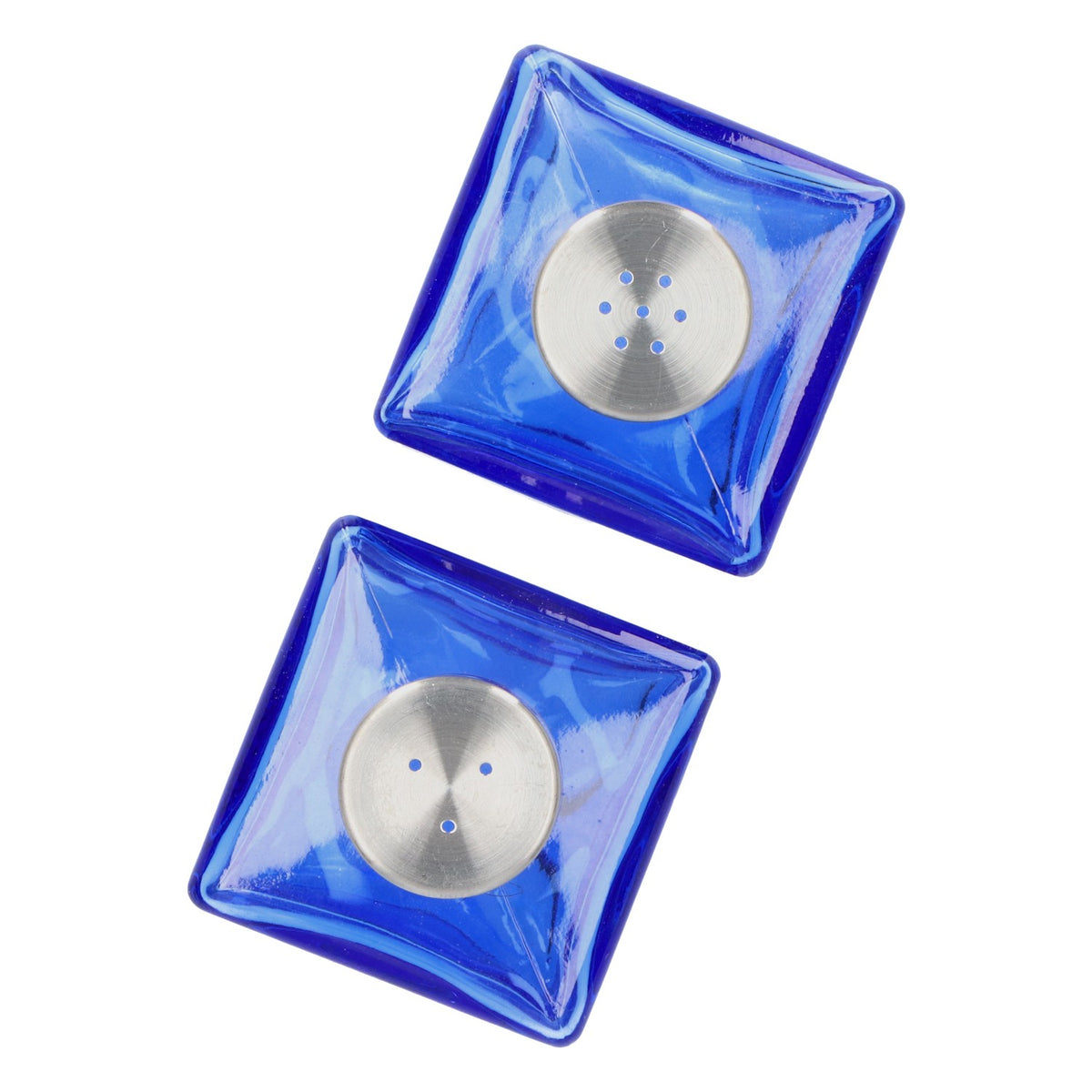 Sale e pepe per sigarette Gauloises in vetro blu Accessori da bar Accessori da cucina – Vista 4
