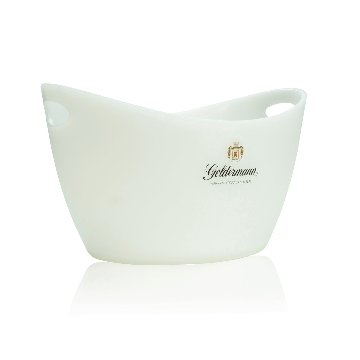 Geldermann Raffredda bottiglie per spumante Contenitore per cubetti di ghiaccio Magnum Plastica bianca – Vista 2