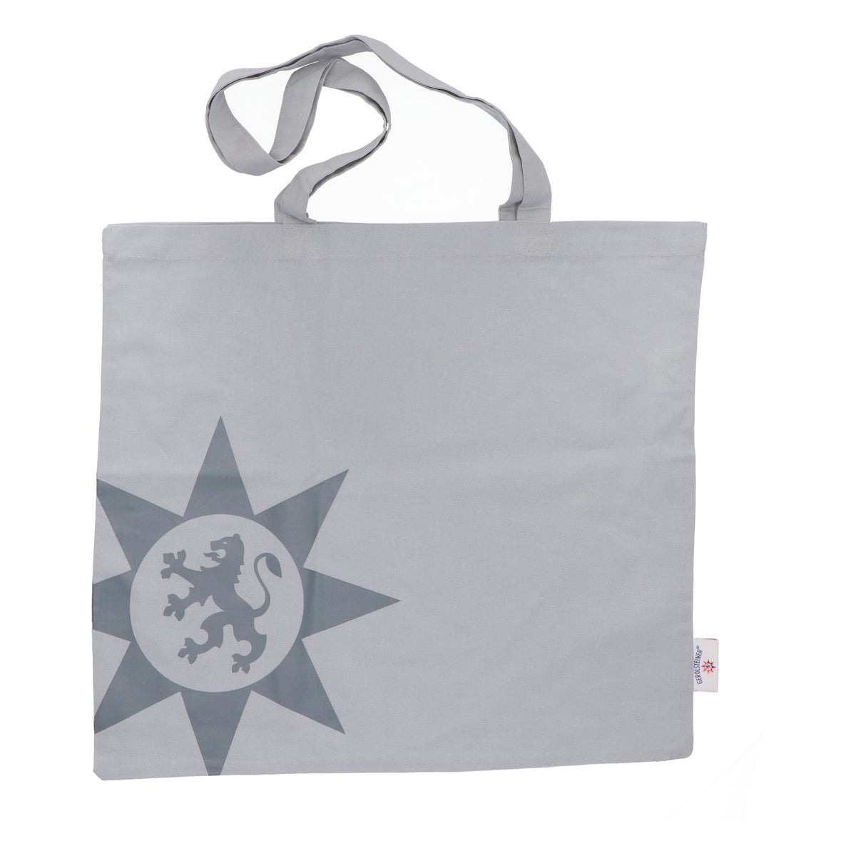 Borsa per la spesa in tela di cotone Gerolsteiner Wasser, colore grigio chiaro – Vista 2