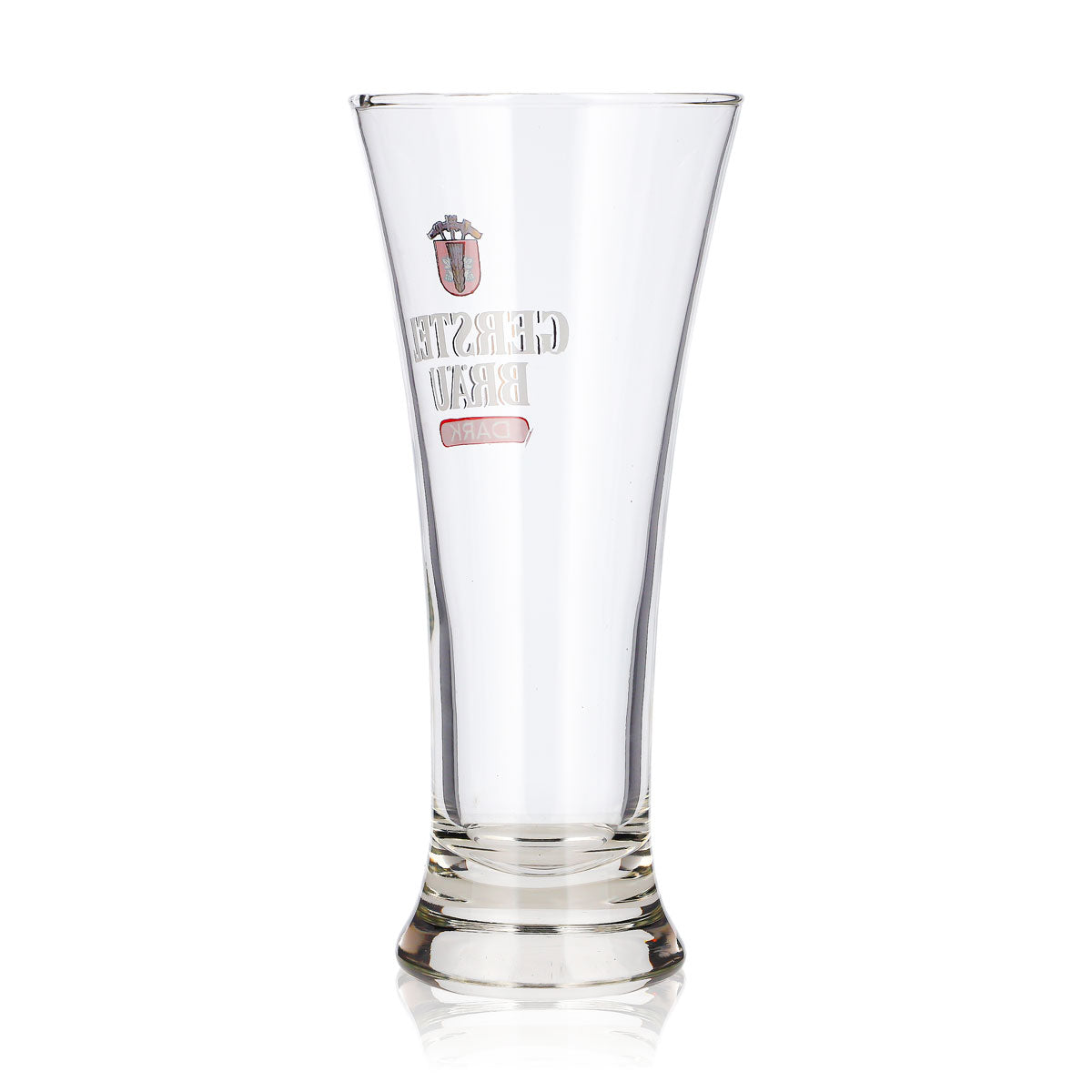 Bicchiere da birra Gerstel Bräu da 0,32 l, modello long drink, con logo rosso, Dark Durabor – Vista 3