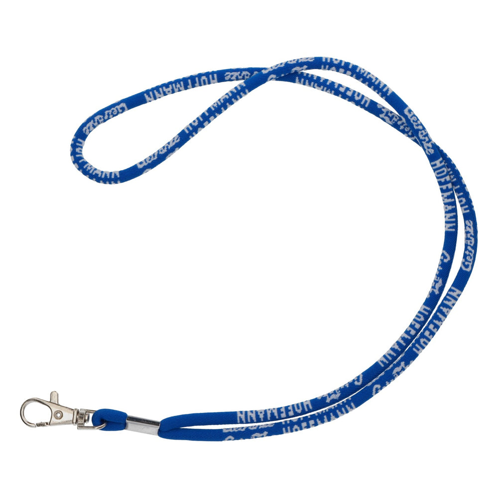 Bevande Hoffmann - Cordino porta chiavi - Portachiavi - Lanyard blu, elastico, rotondo
