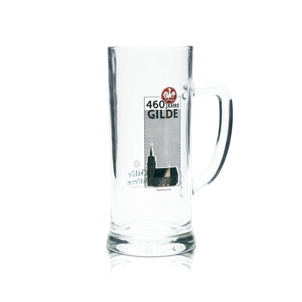 Bicchiere da birra Pilsener Gilden 0,3 l 460 anni "Marktkirche" Edizione da collezione