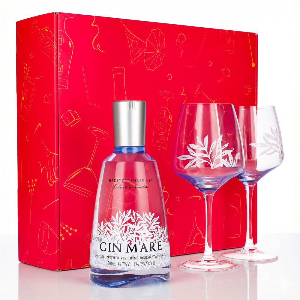 Set regalo Gin Mare 0,7 l 42,7% + bicchiere a palloncino Copa I Pink