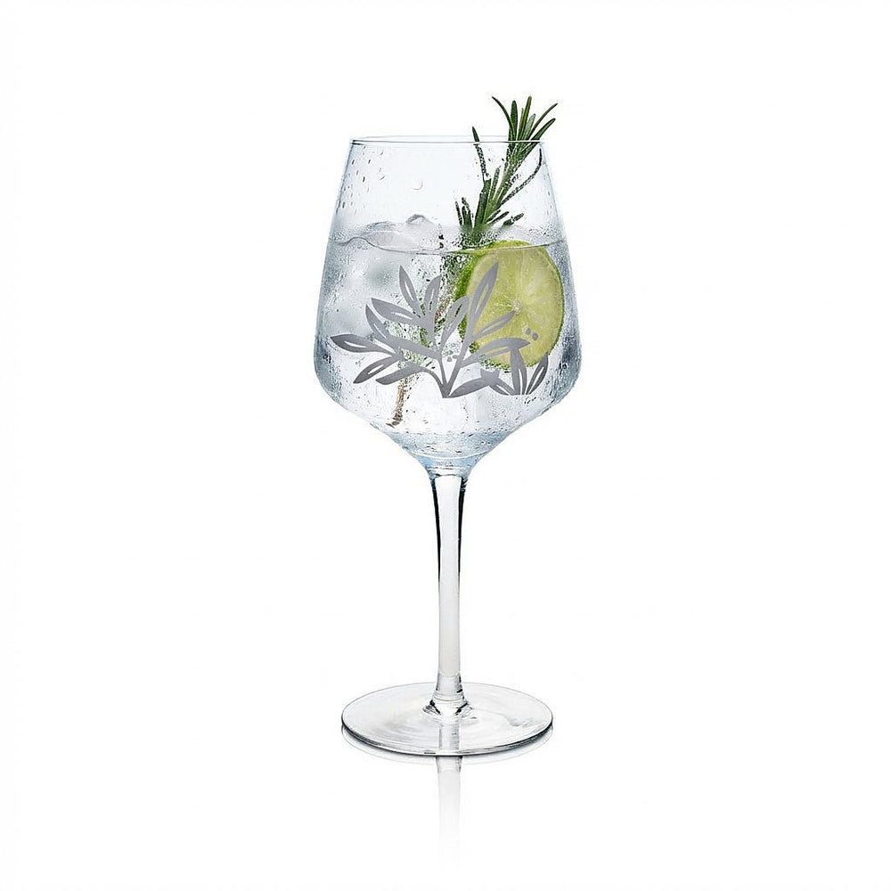 Gin Mare Bicchiere 0,6 l Calice a palloncino Tonalità blu Tonic Cocktail Longdrink Capri