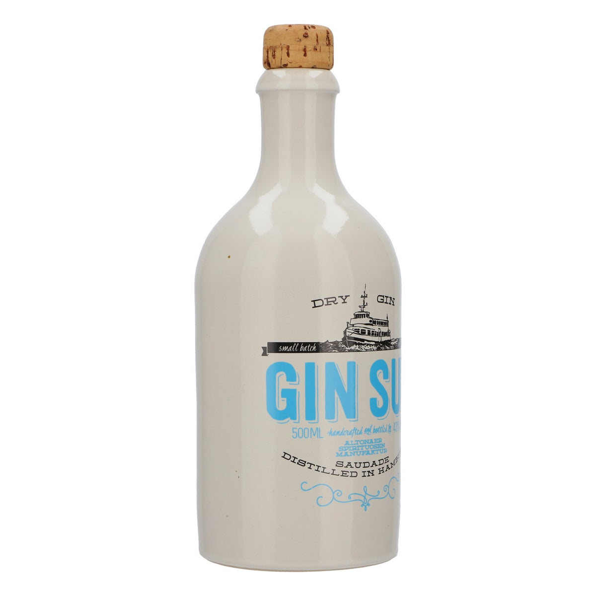 Gin Sul Gin Bottiglia vuota Bottiglia decorativa Bottiglia da vetrina Bottiglia da esposizione  0,5 l – Vista 2