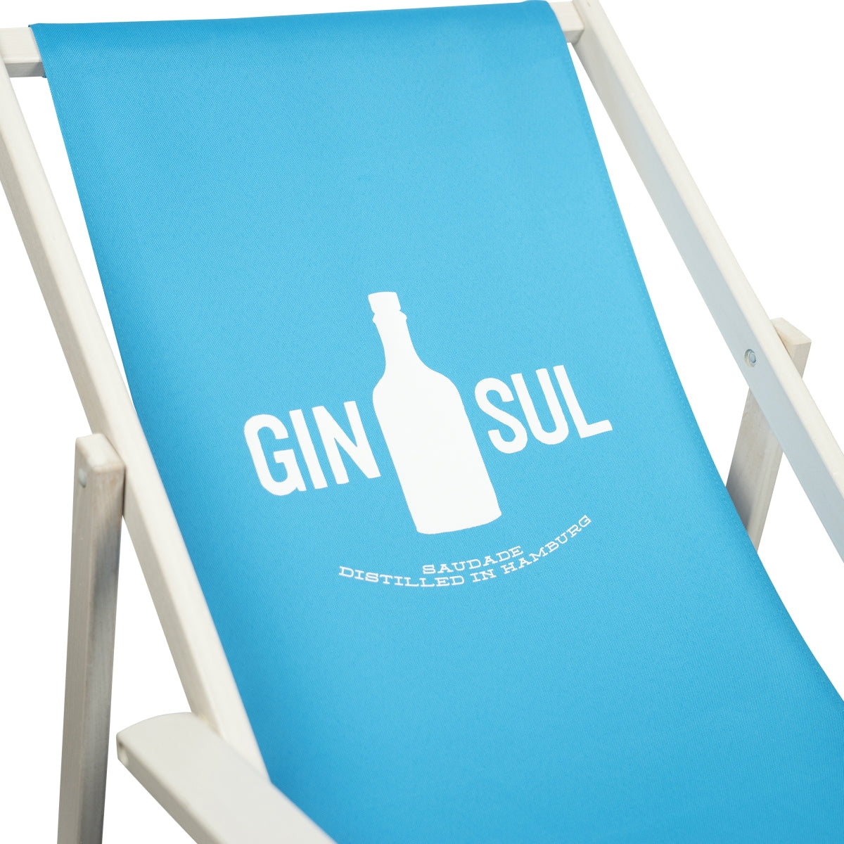 Gin Sul Sedia a sdraio blu Beach Chair Sedia a sdraio Sgabello Lounge Giardino Bar – Vista 4