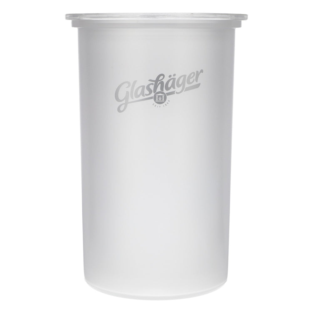 Glashäger Raffredda bottiglie Acrilico a doppia parete Vetro smerigliato Logo