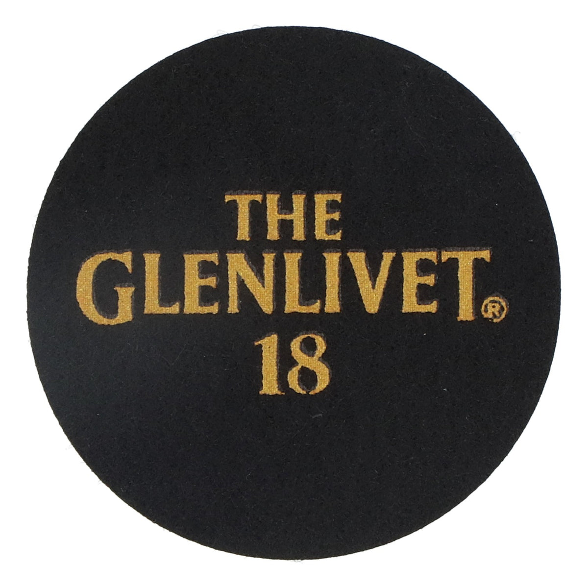 Sottobicchiere in feltro Glenlivet Whisky Sottobicchiere in vetro Nero 6,2 cm di diametro "Glenlivet 18" – Vista 2