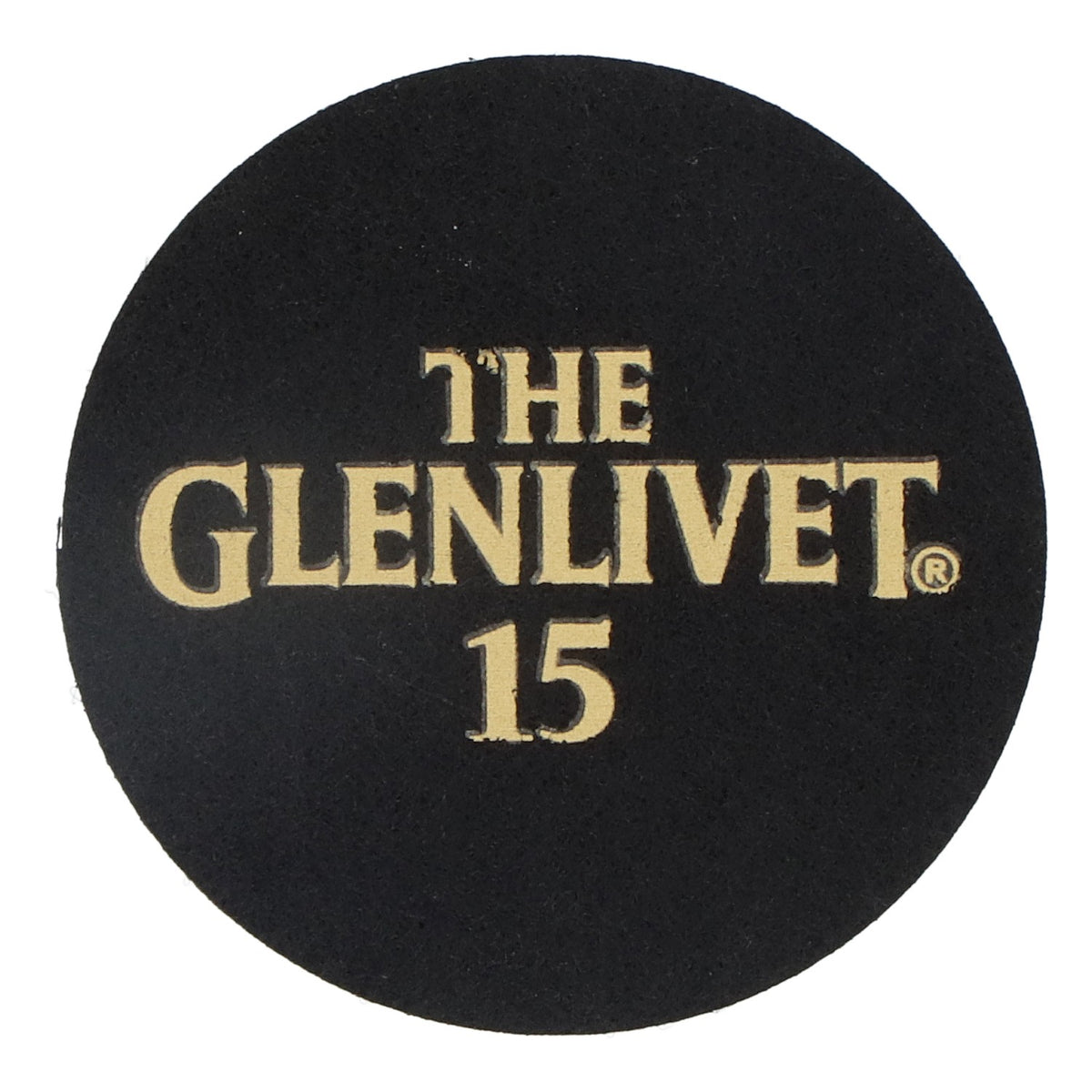 Sottobicchiere in feltro per whisky Glenlivet Sottobicchiere in vetro Nero Diametro 6,2 cm "Glenlivet 15" – Vista 2