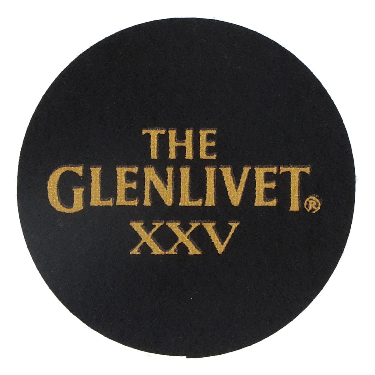 Sottobicchiere in feltro Glenlivet Whisky Sottobicchiere in vetro Nero 6,2 cm di diametro "Glenlivet XXV" – Vista 2