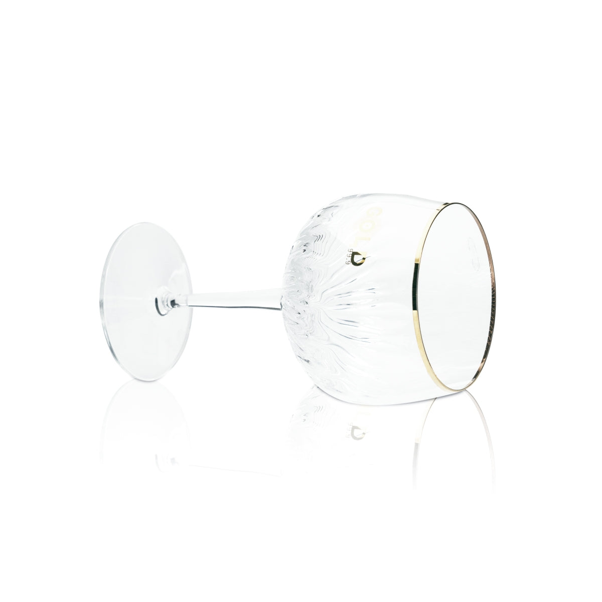 Bicchiere da gin Gold Balloon 0,7 l Calice con bordo dorato Bicchieri da cocktail tonic long drink – Vista 3