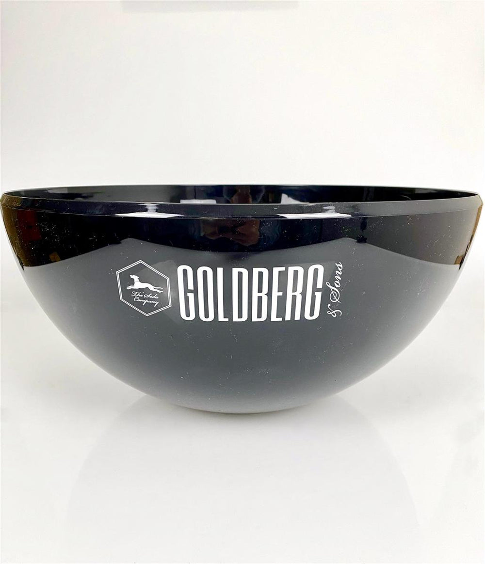 Goldberg Mixer Contenitore per cubetti di ghiaccio Raffredda bottiglie XL Contenitore per ghiaccio rotondo nero