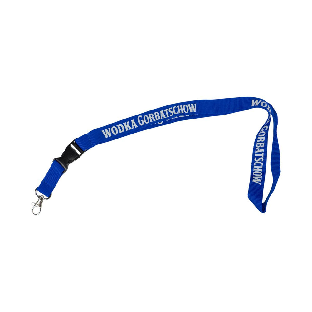 Gorbaciov Vodka Lanyard blu con moschettone e portabadge Accessorio