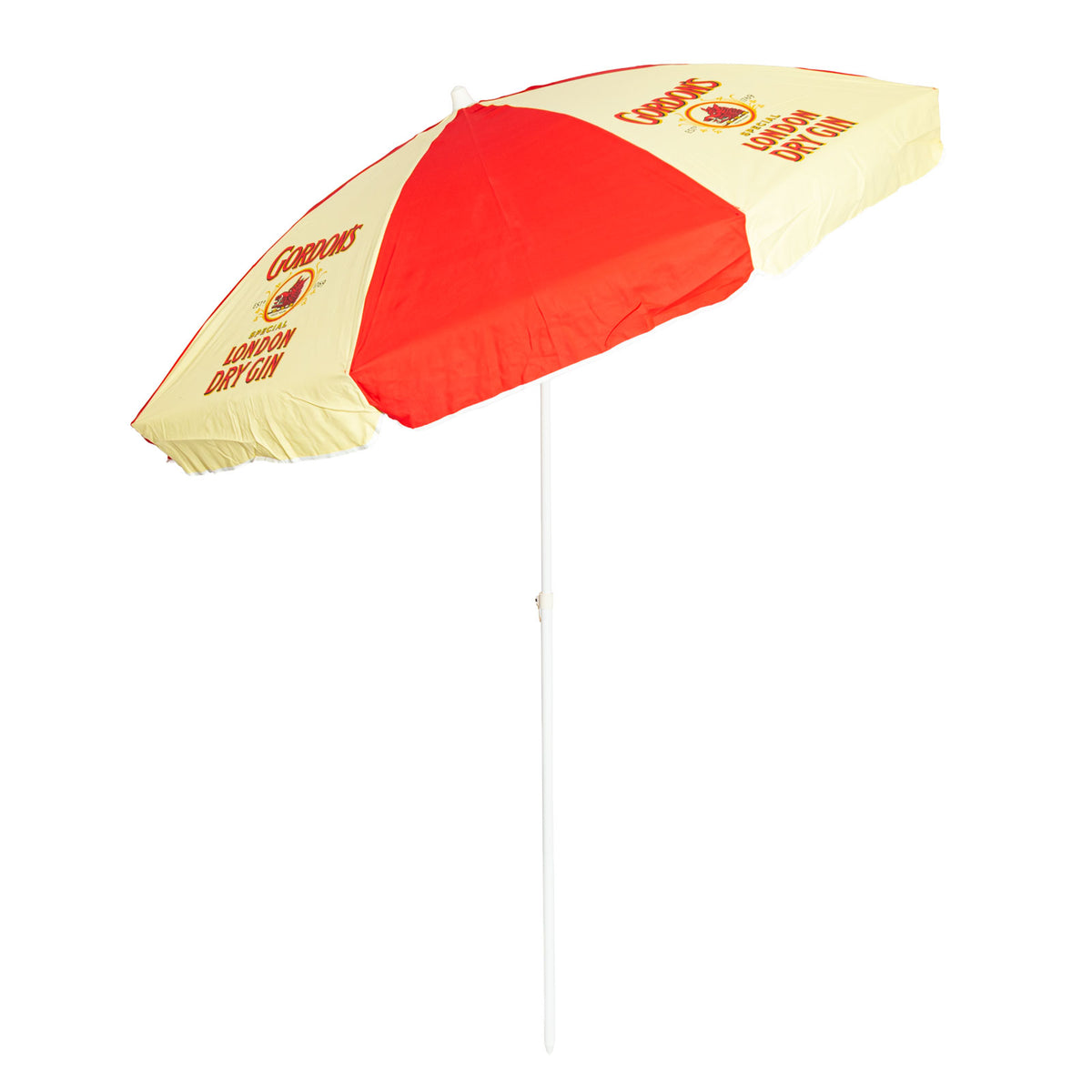 Ombrellone Gordon’s Gin 2x2 m rosso – Vista 2