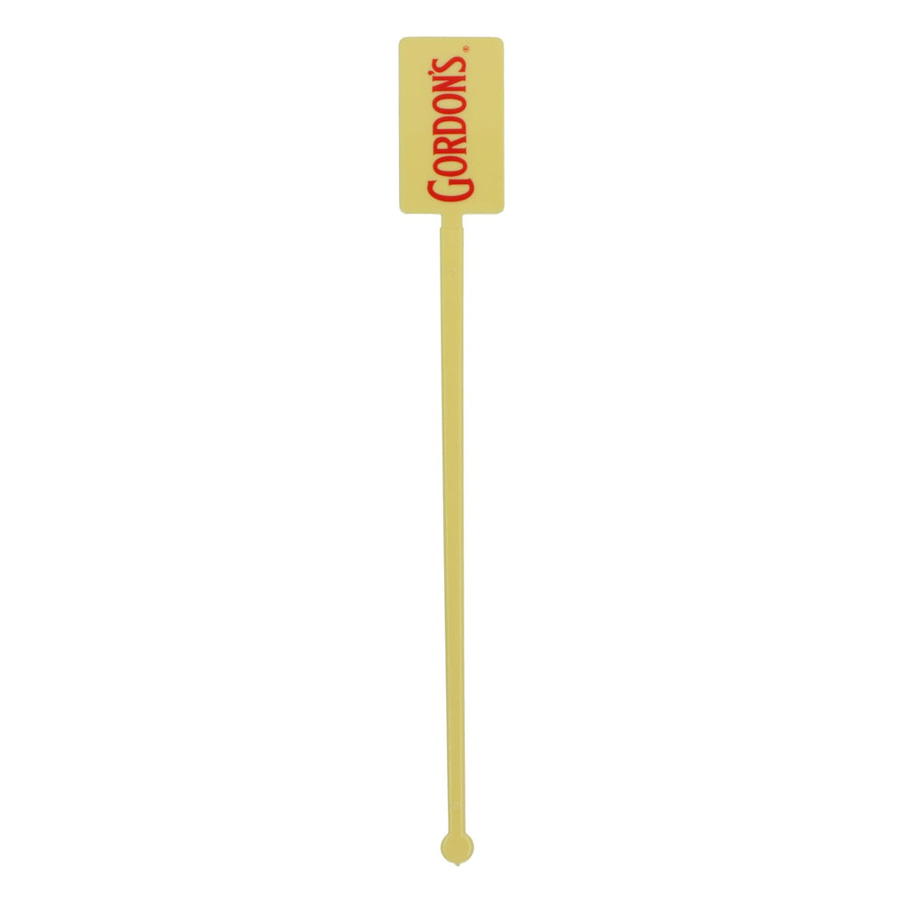 Gordons Gin Stirrer Mescolatore Giallo Accessori da bar