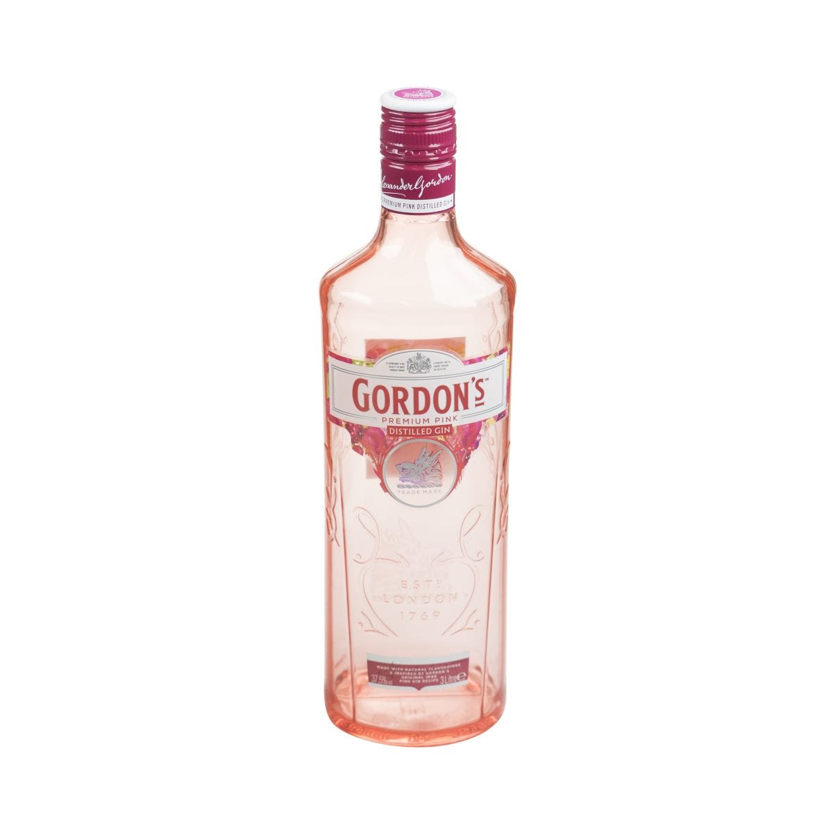 Bottiglia Gordon's Show !Vuota! Bottiglia decorativa Magnum da 3 l Pink Gin Gastro Pubblicità