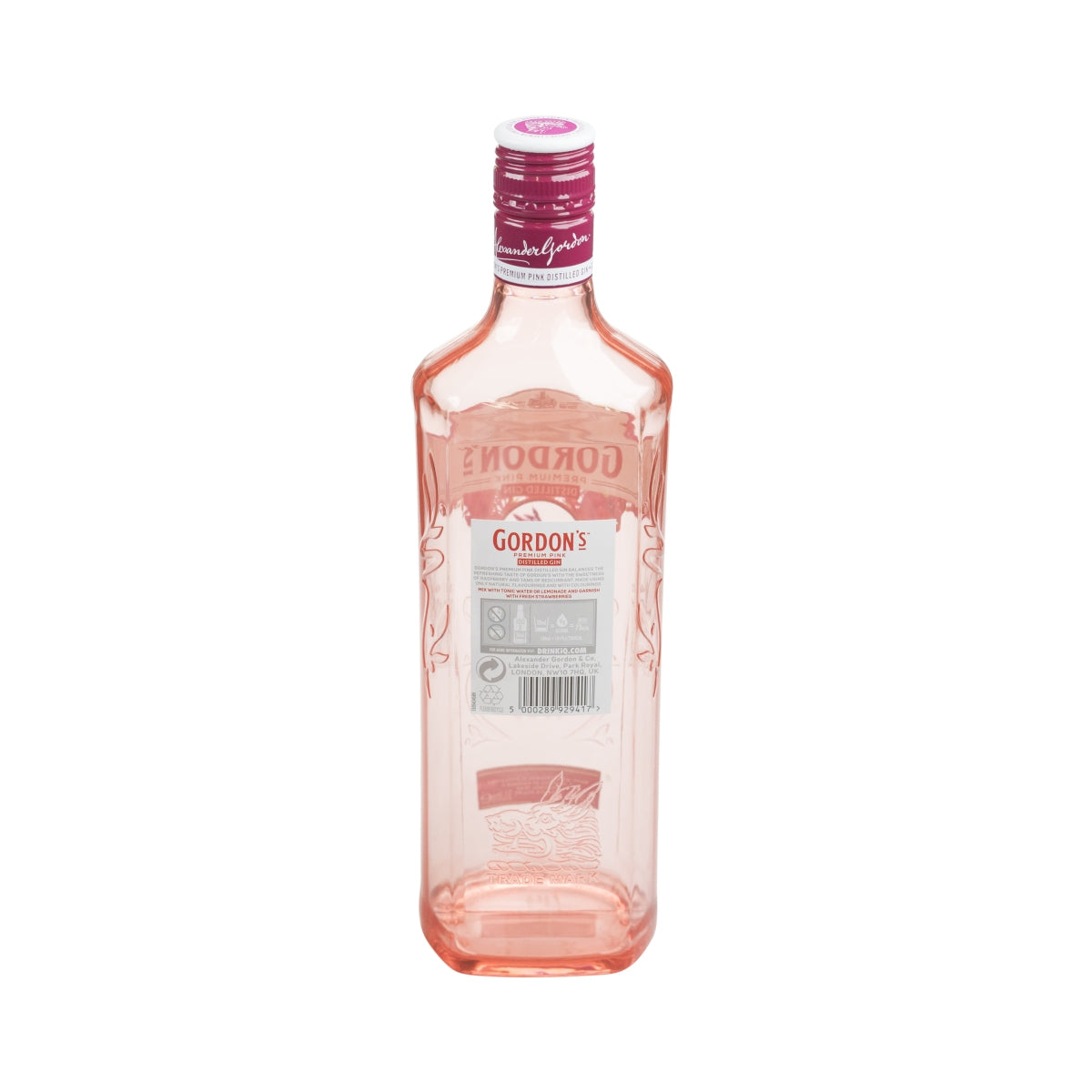 Bottiglia Gordon's Show !Vuota! Bottiglia decorativa Magnum da 3 l Pink Gin Gastro Pubblicità – Vista 2