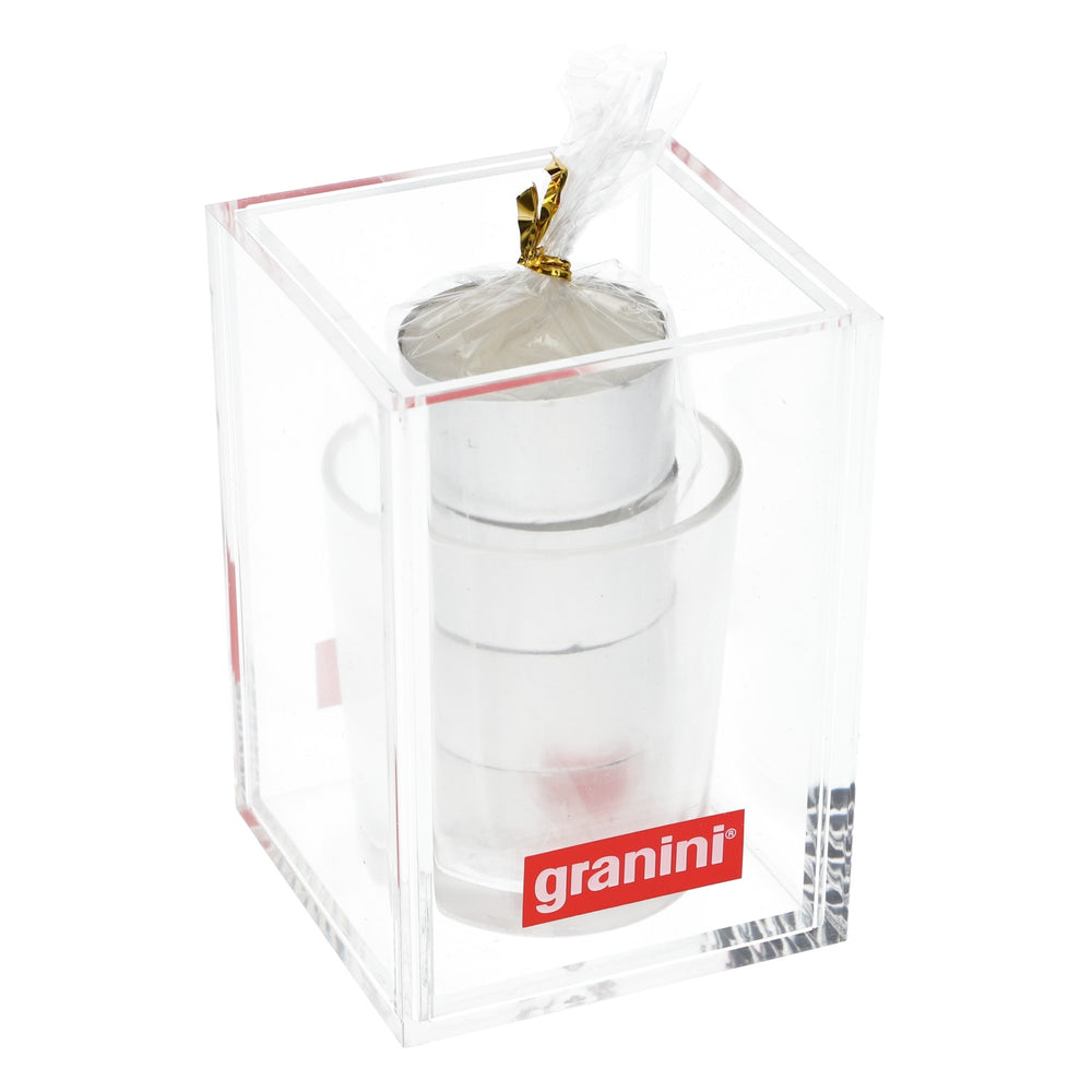 Granini Portacandela in vetro con 4 candeline decorative per un ambiente suggestivo