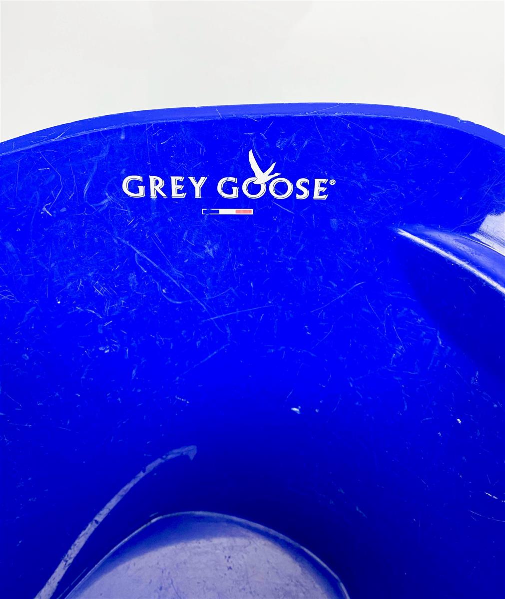 Grey Goose Vodka Contenitore per cubetti di ghiaccio Raffredda bottiglie bianco blu piccolo usato – Vista 5