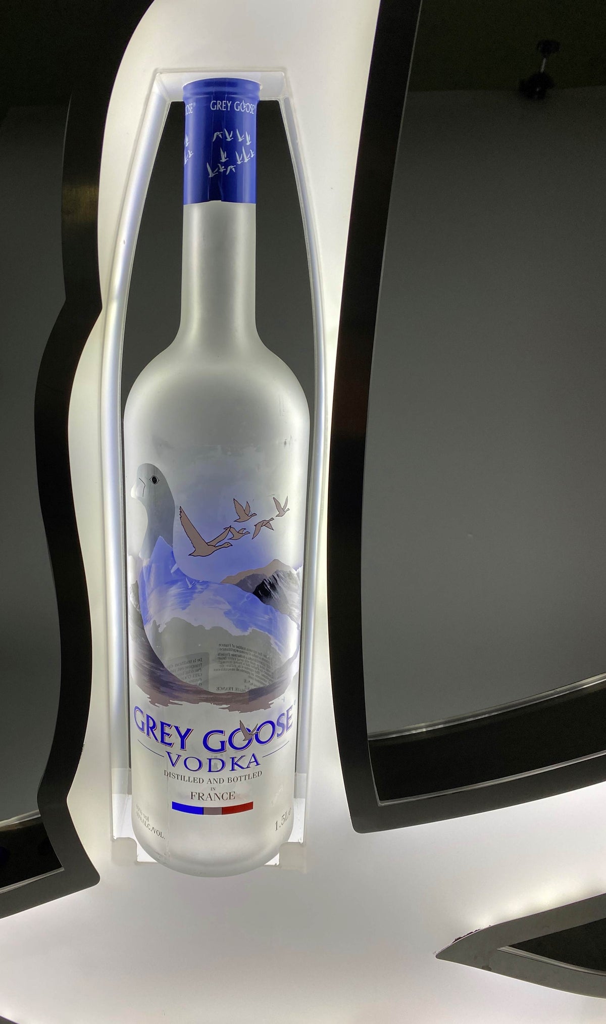 Grey Goose Vodka Glorifier Insegna luminosa a LED Pubblicità luminosa Anatra Bottiglie da 1,5 l – Vista 5