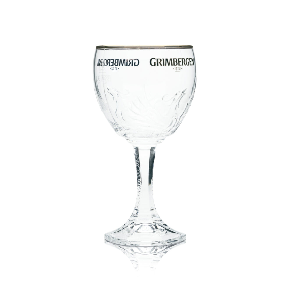 Bicchiere da birra Grimbergen 0,25 l Calice Design Phoenix Bicchieri Belgio Abbazia Birra