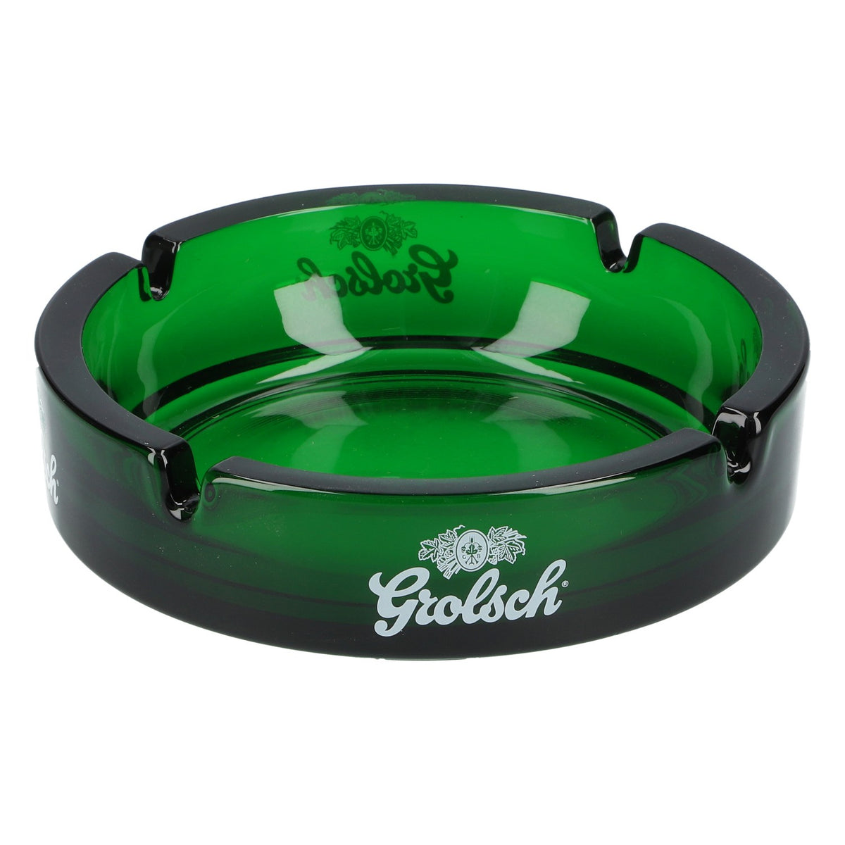 Grolsch Birra Bicchiere Posacenere Ashtray grande versione verde