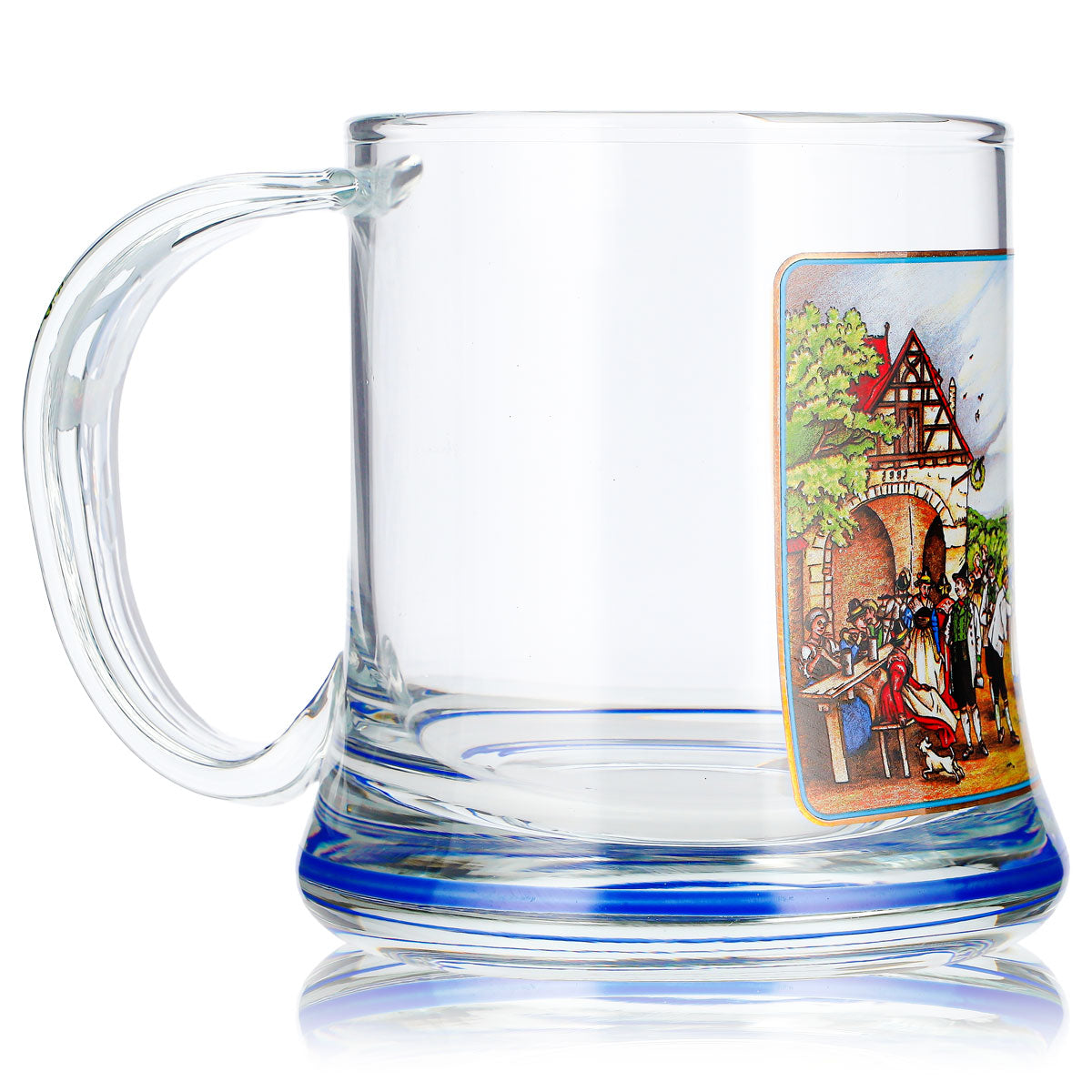 Bicchiere da birra Grünwald da 0,7 l, boccale "Krug", "Bayrisches Dorf", boccale da birra "Seidel", boccale da birra "Maßkrug" – Vista 3