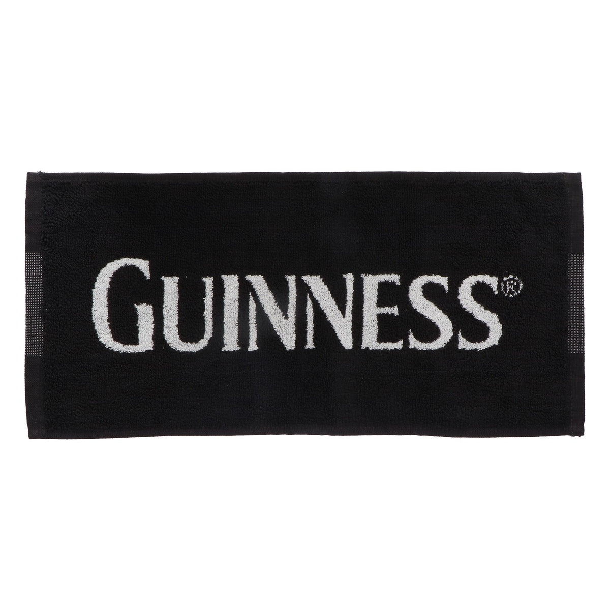 Asciugamano da bar Guinness Bartowel Asciugamano da bancone Nero solo scritta – Vista 2