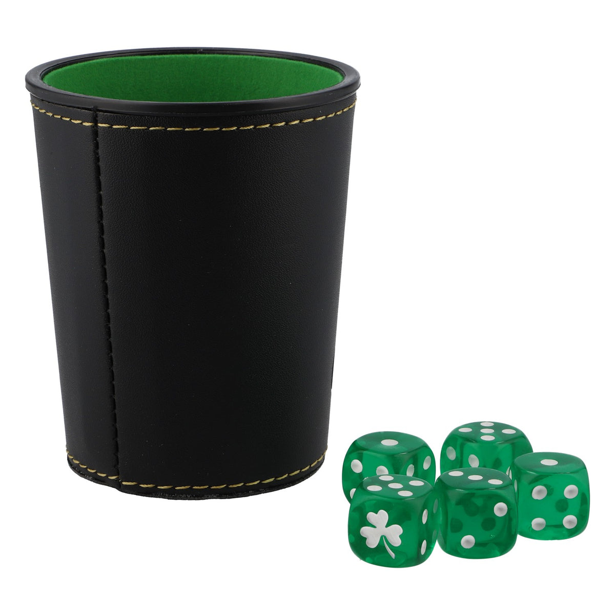 Guinness Birra Gioco dei dadi Tazza dei dadi Serata giochi Dadi verdi – Vista 3
