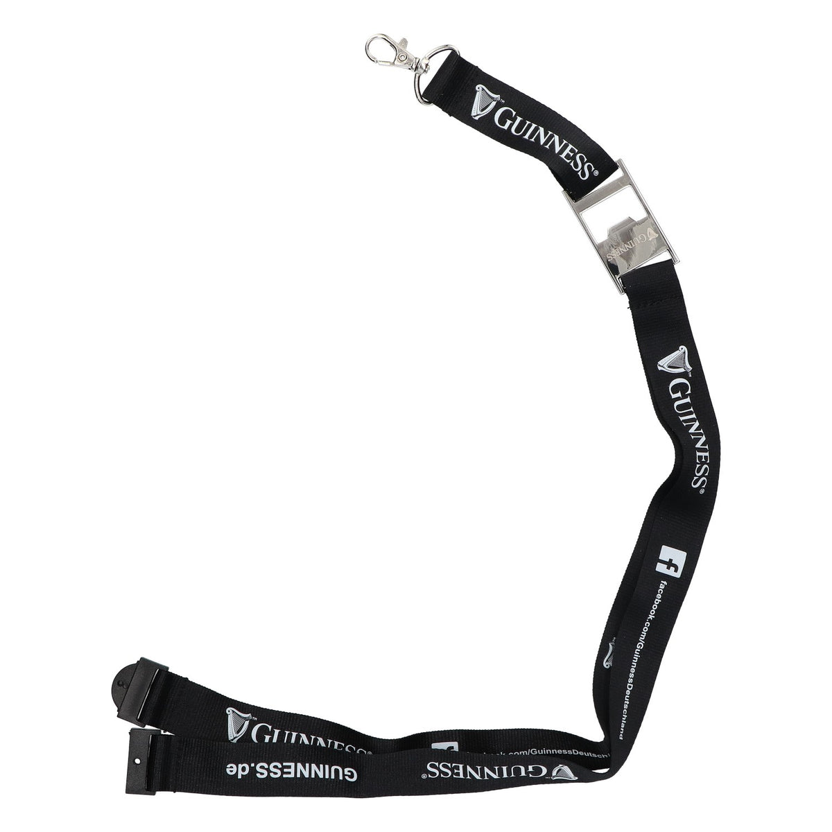 Portachiavi Guinness con apribottiglie e moschettone Merchandise Birra – Vista 2