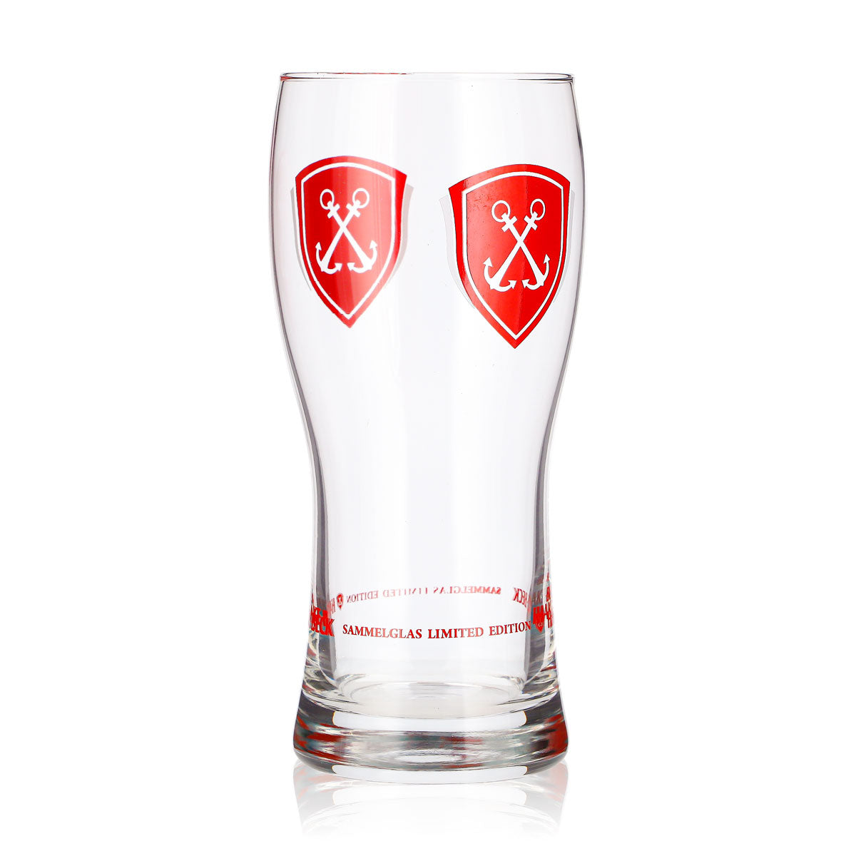 Bicchiere da birra Haake Beck da 0,38 l con logo rosso, bicchiere da collezione in edizione limitata (1) Anker – Vista 2