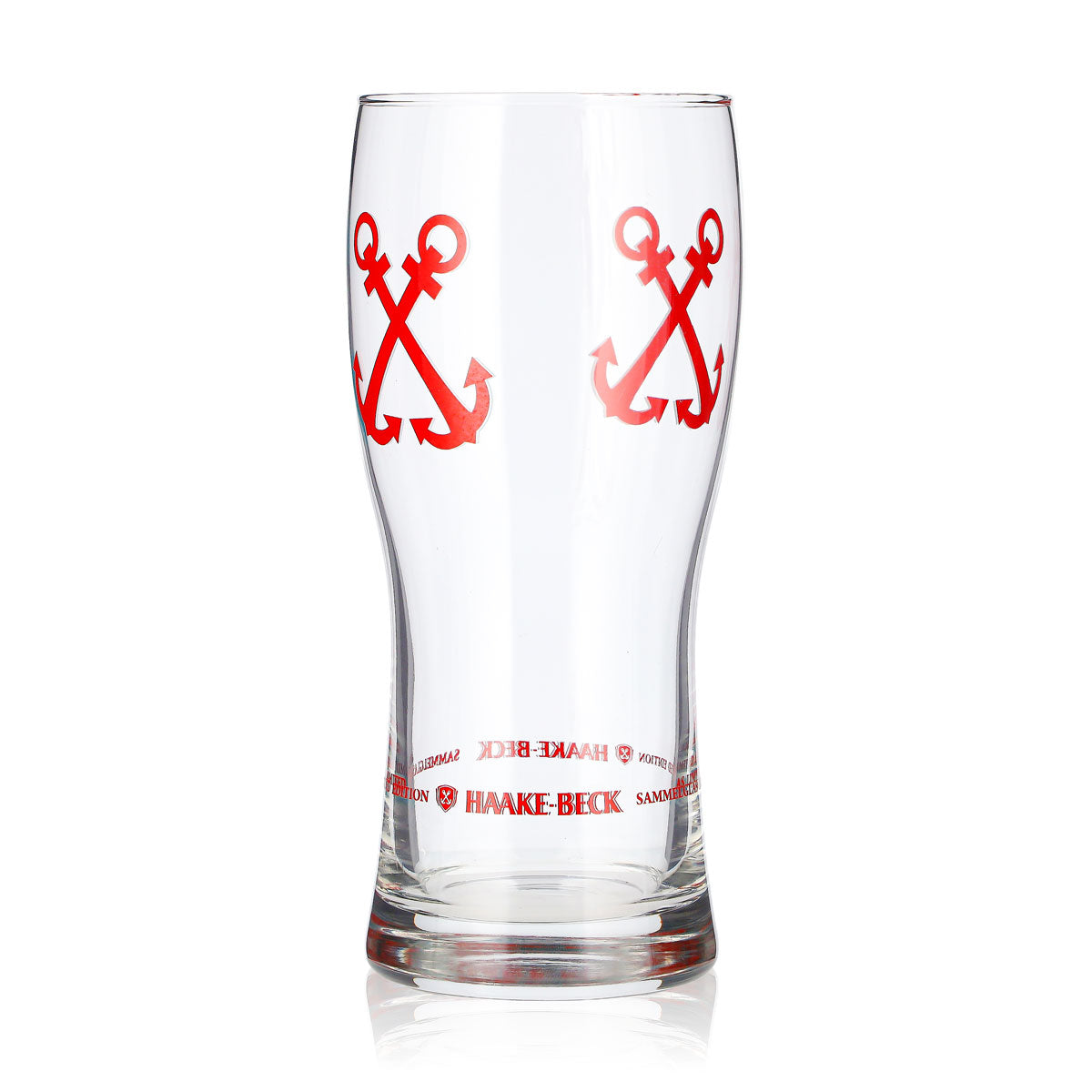 Bicchiere da birra Haake Beck da 0,38 l con logo rosso, bicchiere da collezione in edizione limitata (3) Anker – Vista 3