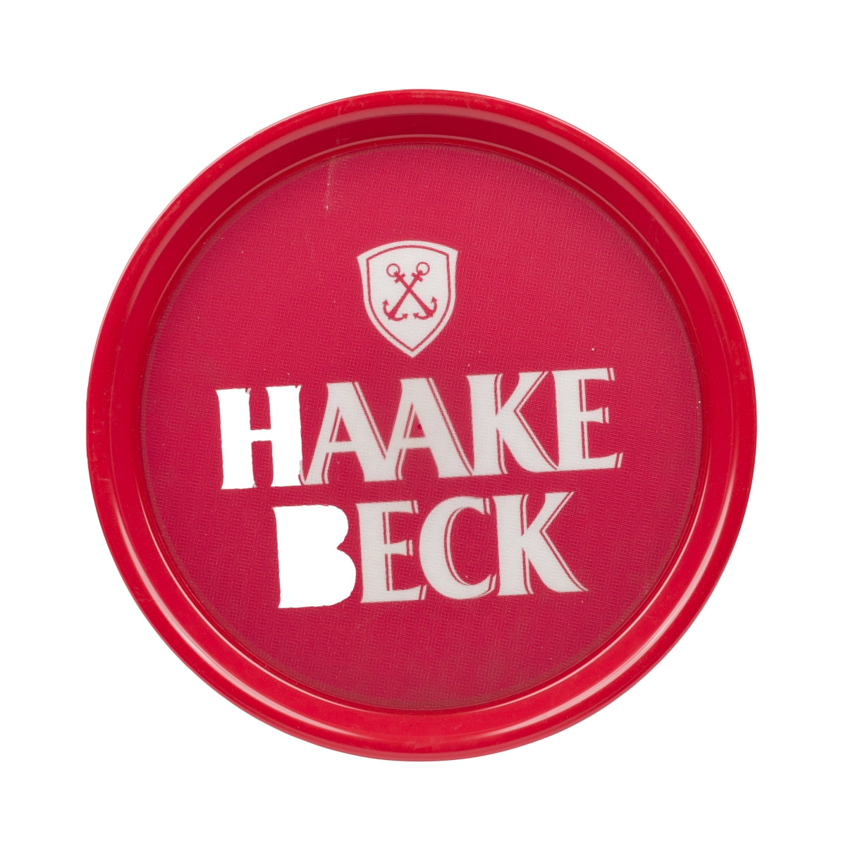 Haake Beck Vassoio per birra 37 cm rosso plastica antiscivolo bicchieri da portata Gastro