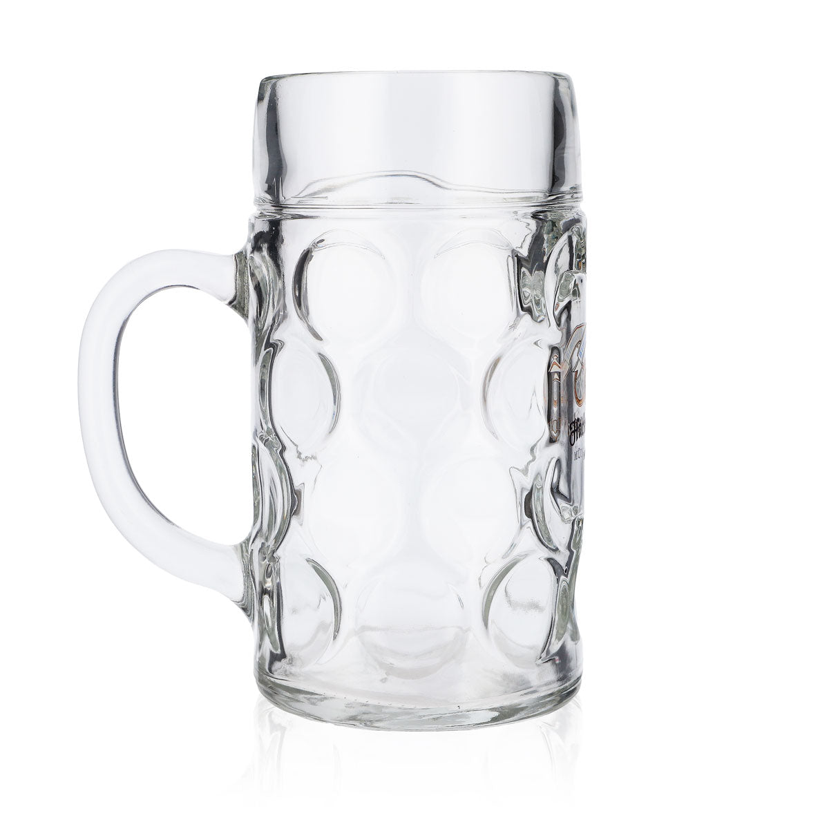 Bicchiere da birra Hacker Pschorr 1 l, boccale da birra, bicchiere da birra, boccale da birra con piccolo logo Monaco di Baviera – Vista 3