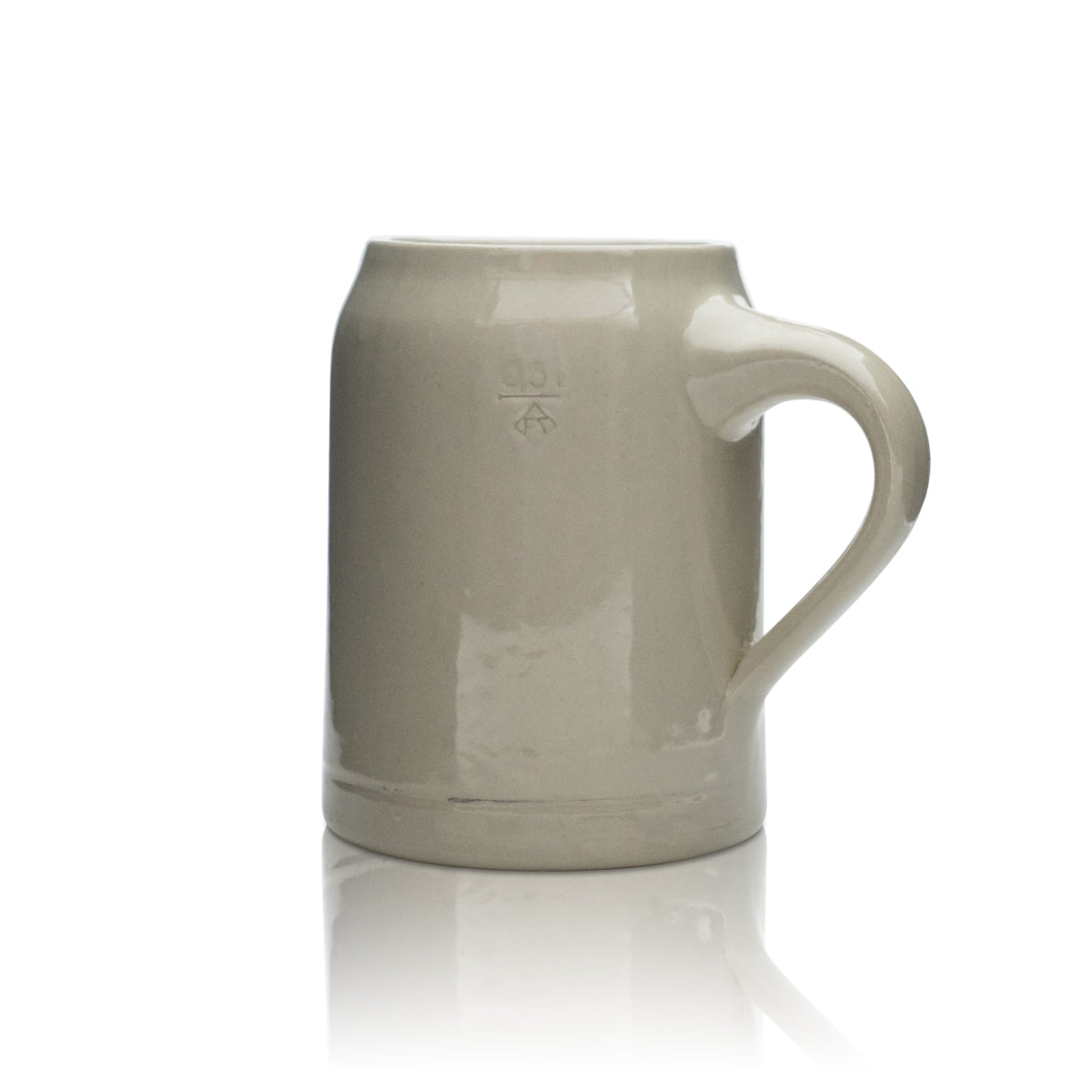 Boccale da birra Hacker Pschorr in vetro 0,5 l, boccale tradizionale, bicchieri Seidel, gastronomia, Monaco di Baviera, birrificio – Vista 3