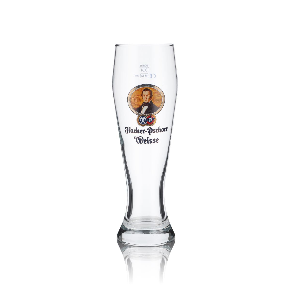 Bicchiere Hacker Pschorr 0,3 l Bicchiere da birra bianca Bicchiere da collezione Edizione speciale Georg Pschorr