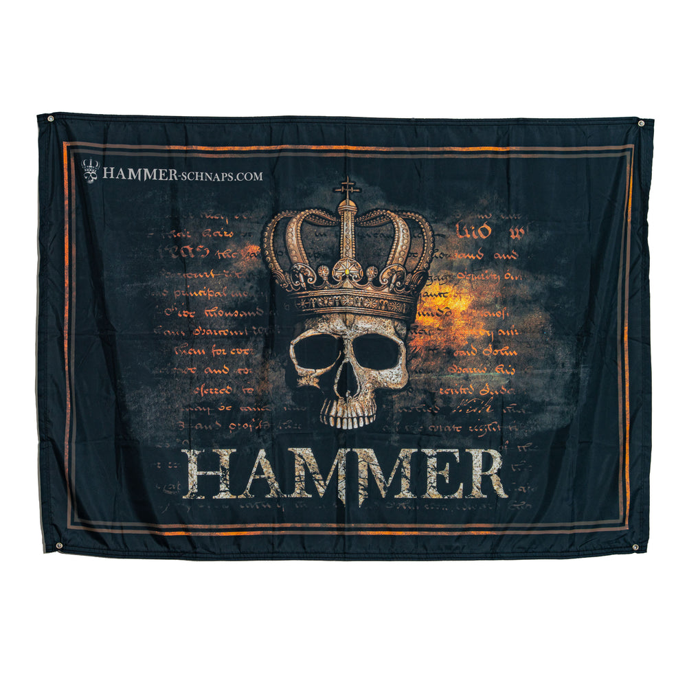 Banner "Hammer Schnaps Glas" 150x100 cm, bandiera in poliestere
