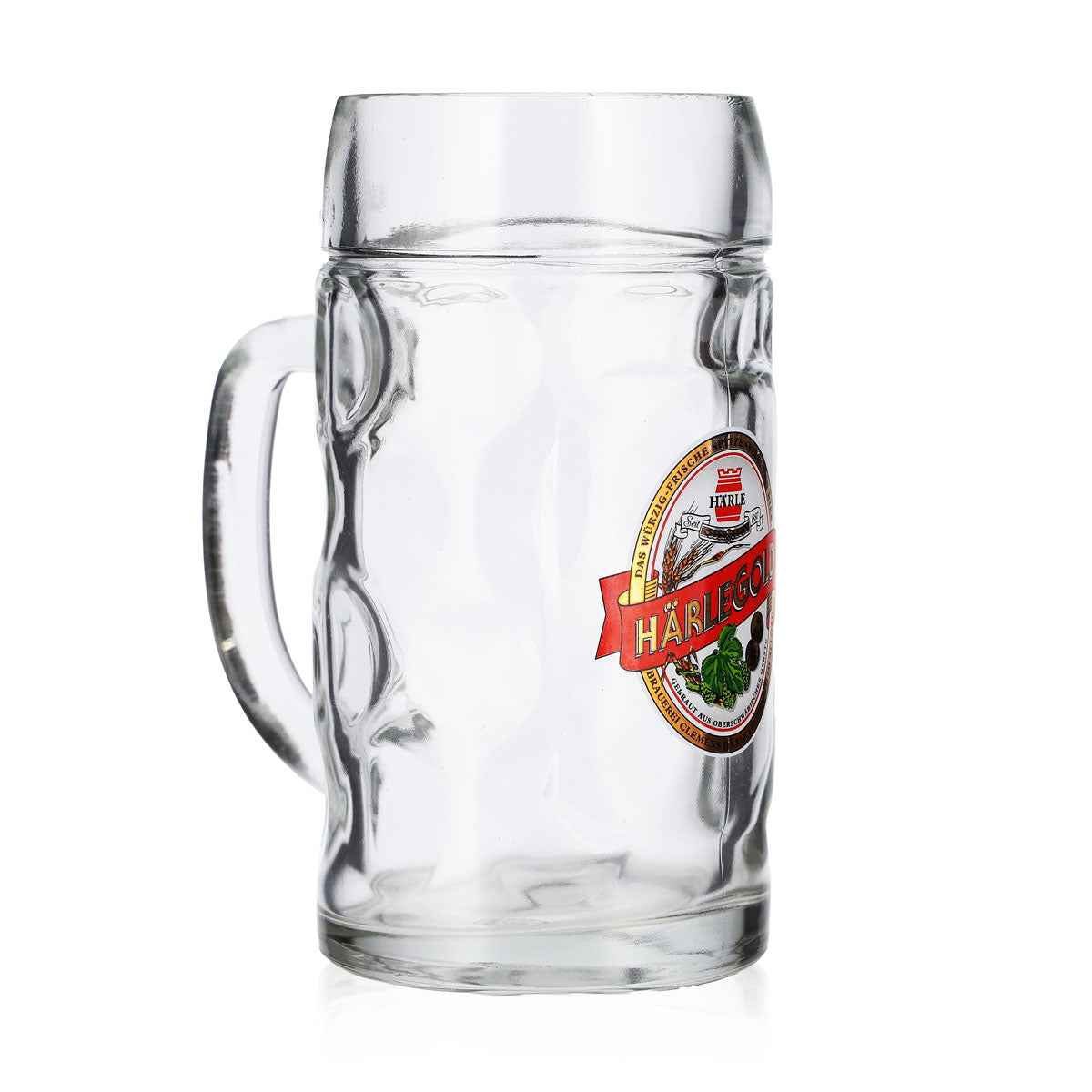 Bicchiere da birra Härle Gold da 0,5 l, forma a boccale – Vista 2