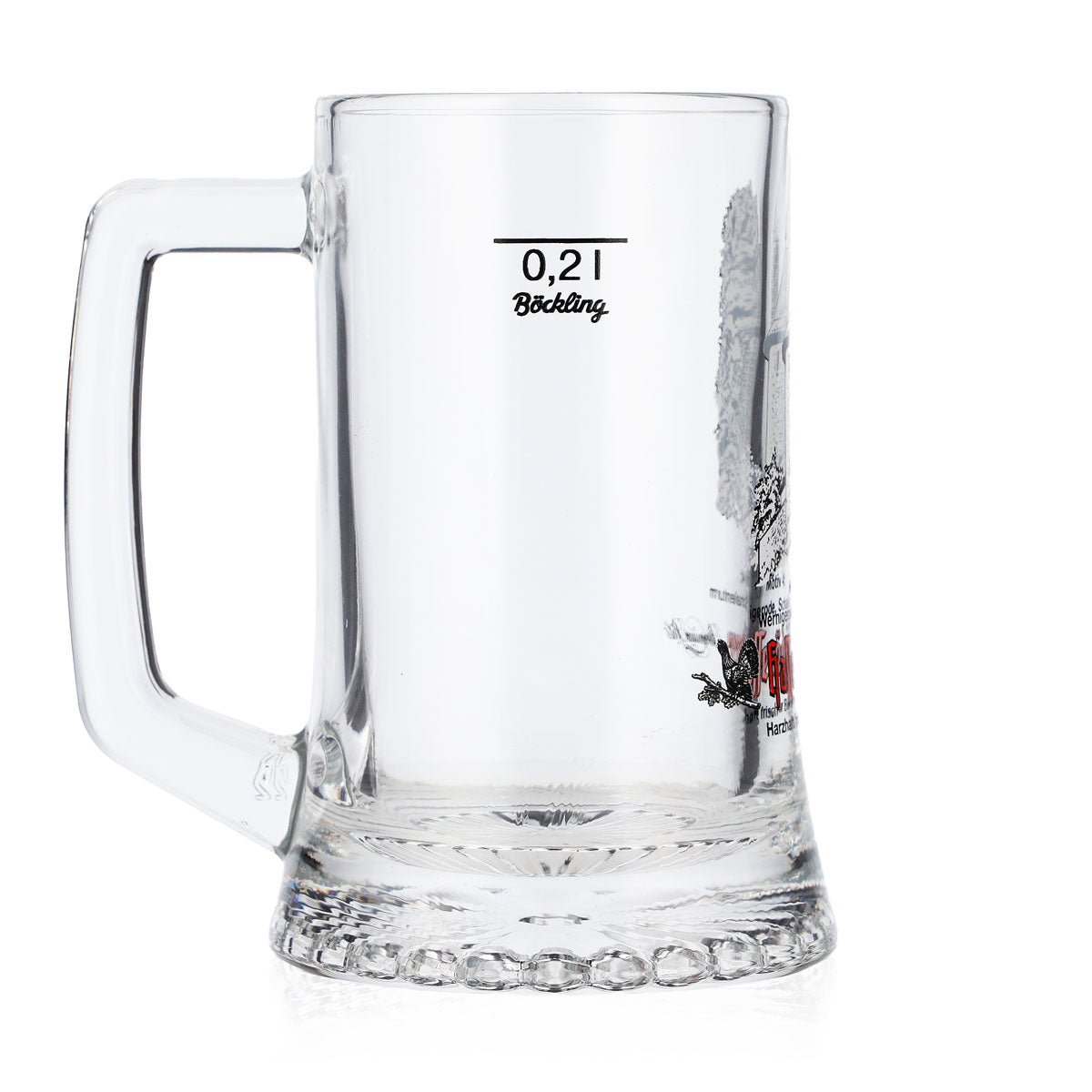 Bicchiere da birra Hasseröder, boccale da 0,2 l, motivo 4: Wernigerode, Schalenturm, Böckling – Vista 3