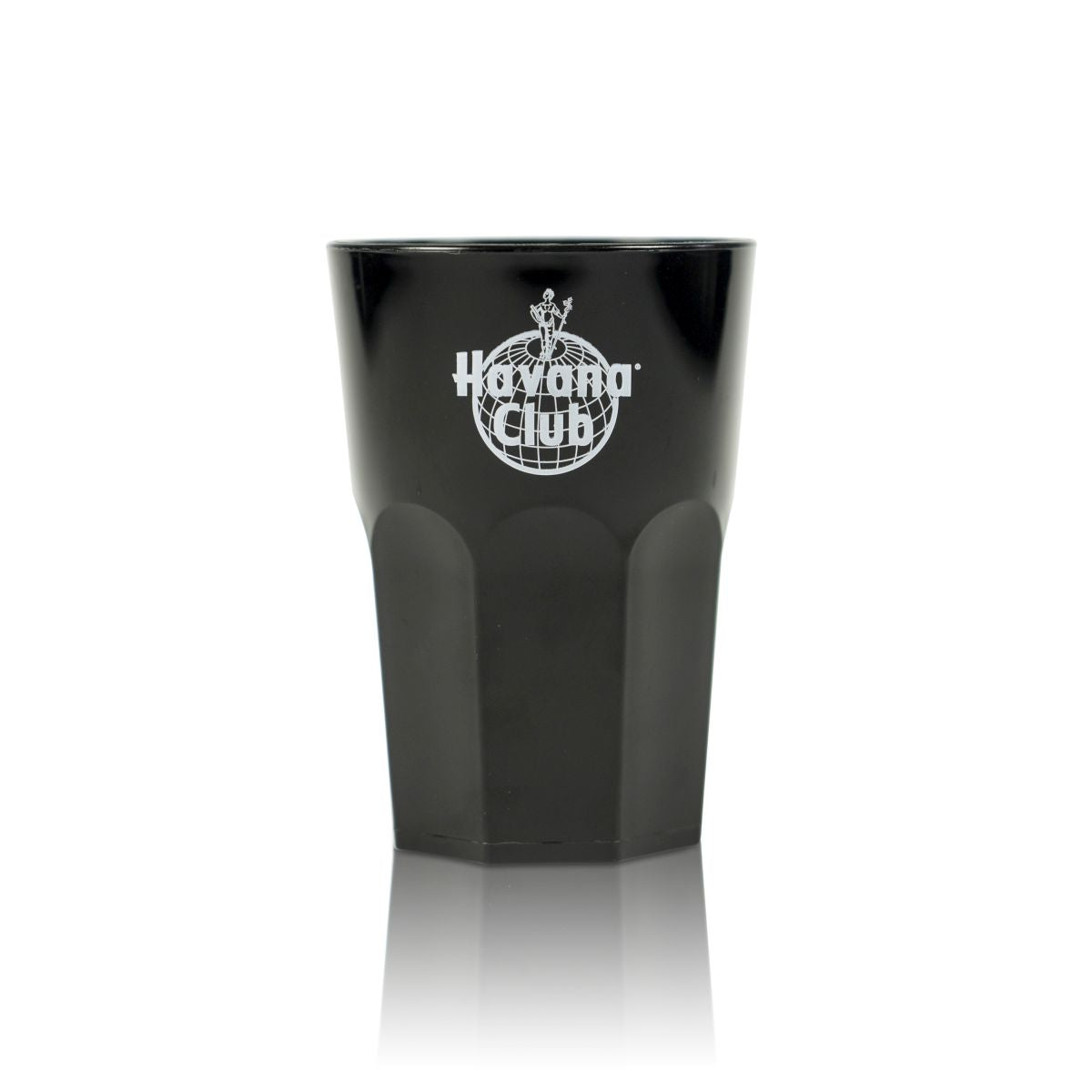 6 bicchieri riutilizzabili in plastica Havana Club, 0,4 l, nero opaco, per long drink – Vista 2
