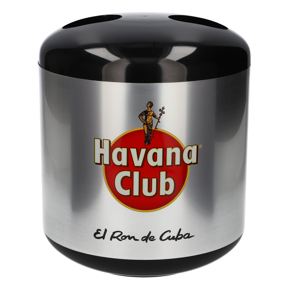 Havana Club Rum Kühler, refrigeratore per bottiglie "El Rom de Cuba", nuovo, in plastica, argento