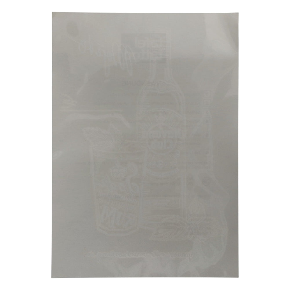 Havana Club Rum Tatuaggio da tavola Pellicola per finestre 30x21 cm Bottiglia + bicchiere