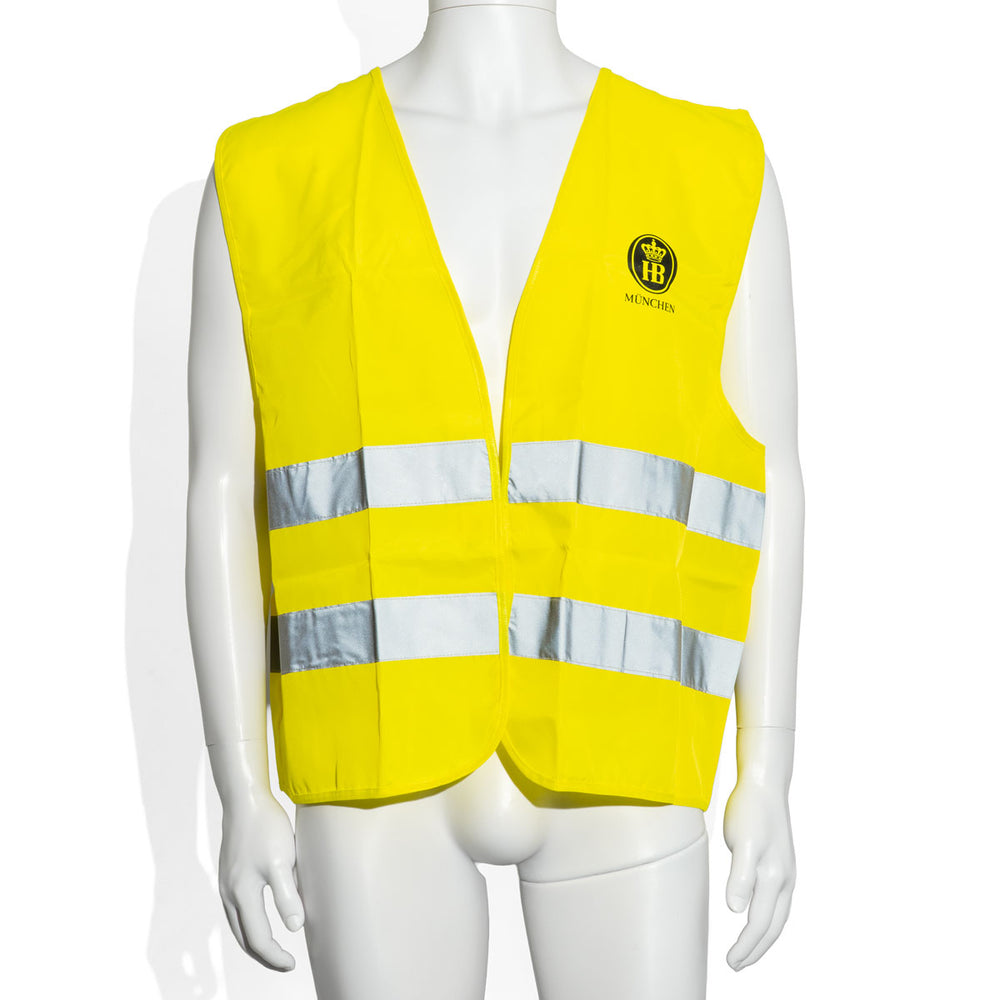 HB Monaco di Baviera Gilet di sicurezza per birra Gilet di sicurezza riflettente giallo taglia XL