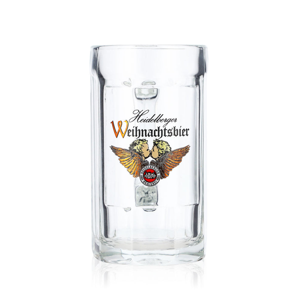 Bicchiere da birra della birreria di Heidelberg 0,2 l "Heidelberger Weihnachtsbier" Sahm