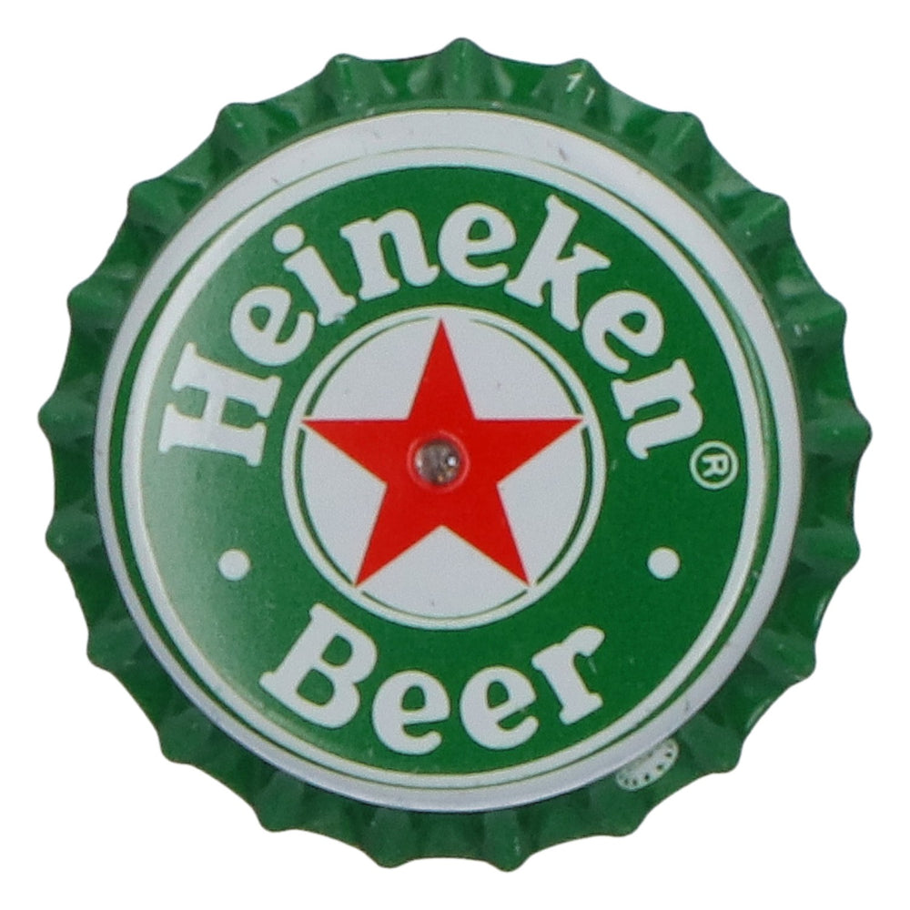 Spilla Heineken con LED a forma di tappo di bottiglia verde - Gadget per appassionati di birra