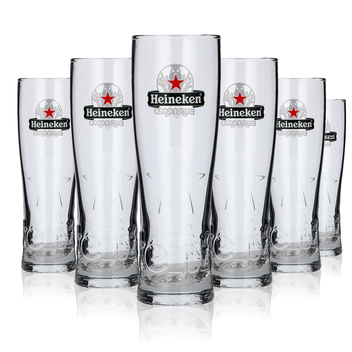 Set Heineken Beer Bar Bundle I composto da 6 bicchieri da birra da 0,25 l, 100 sottobicchieri e apribottiglie – Vista 3